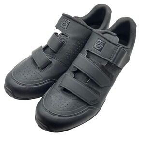 Bontrager Evoke Mountain Bike Shoes Black Mens 10 SPD 3-Strap Cycling MTB Trail